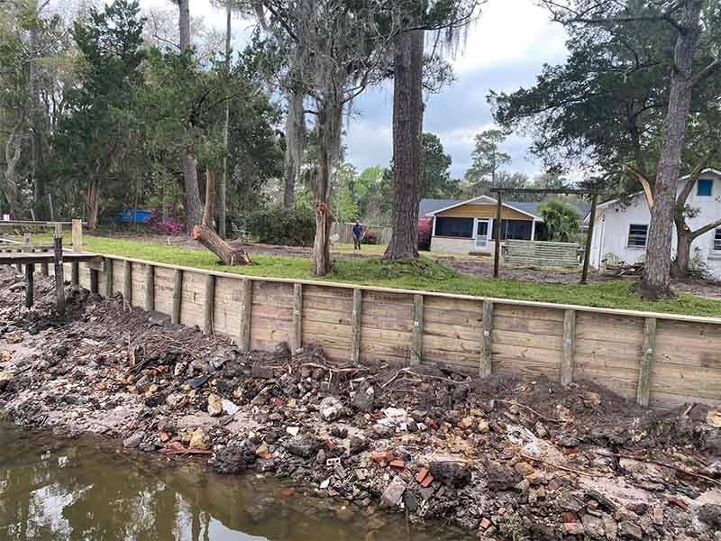 Seawall repair in savannah, ga