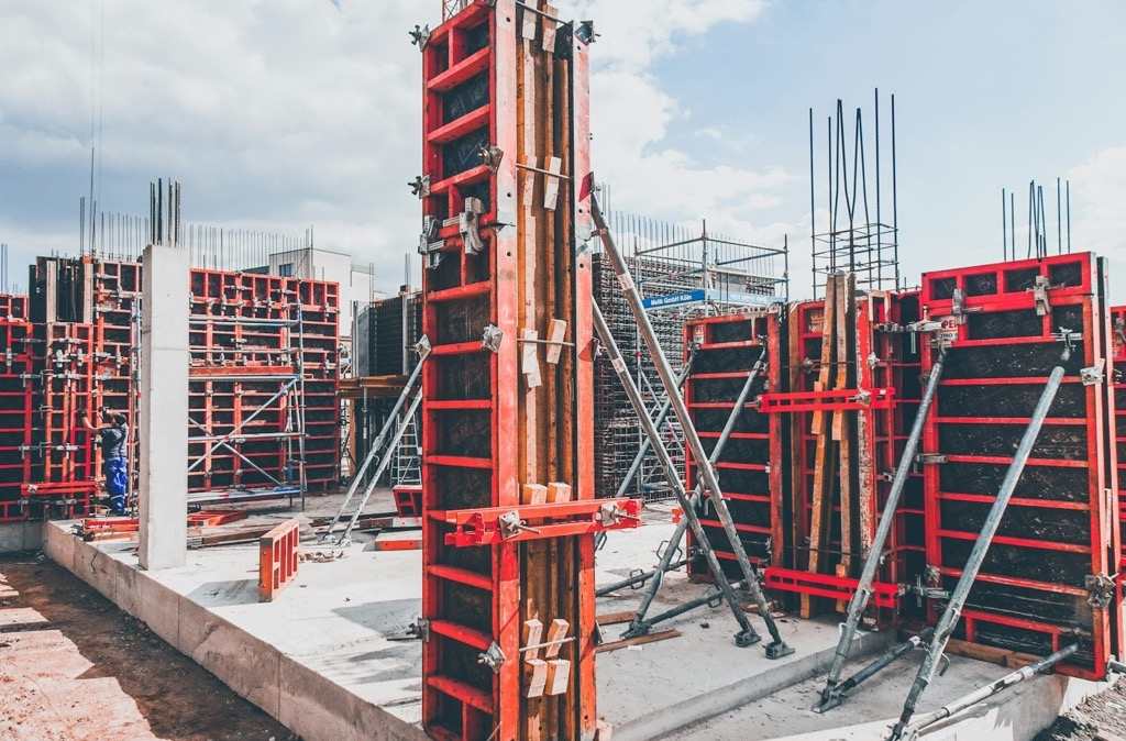 Slab pier installation