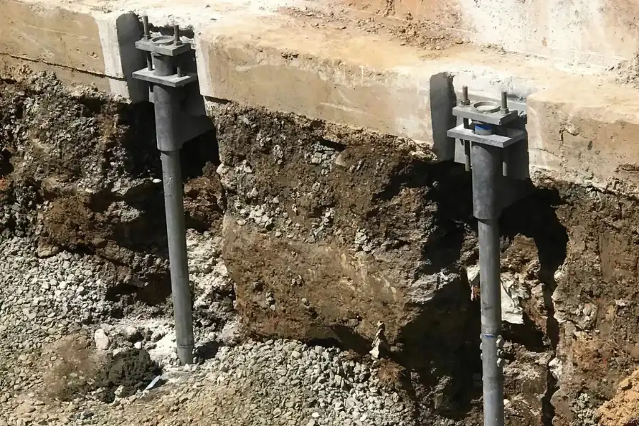 Helical pier installation in savannah, ga