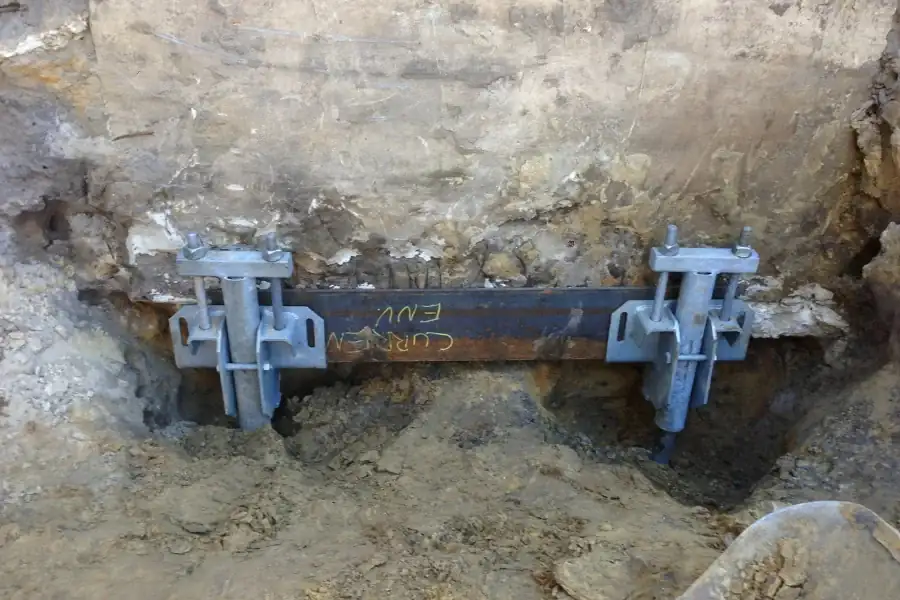 Helical pier installation in savannah, ga