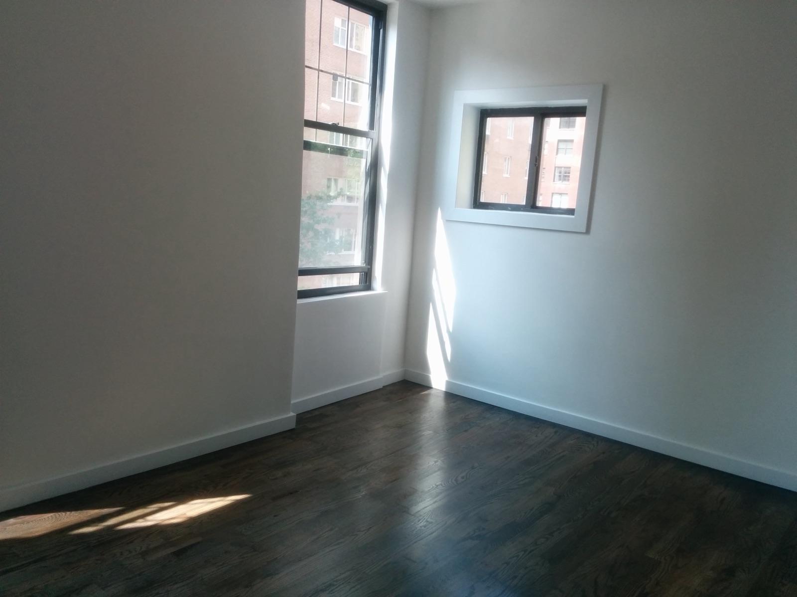 Interior room with a hardwood floor