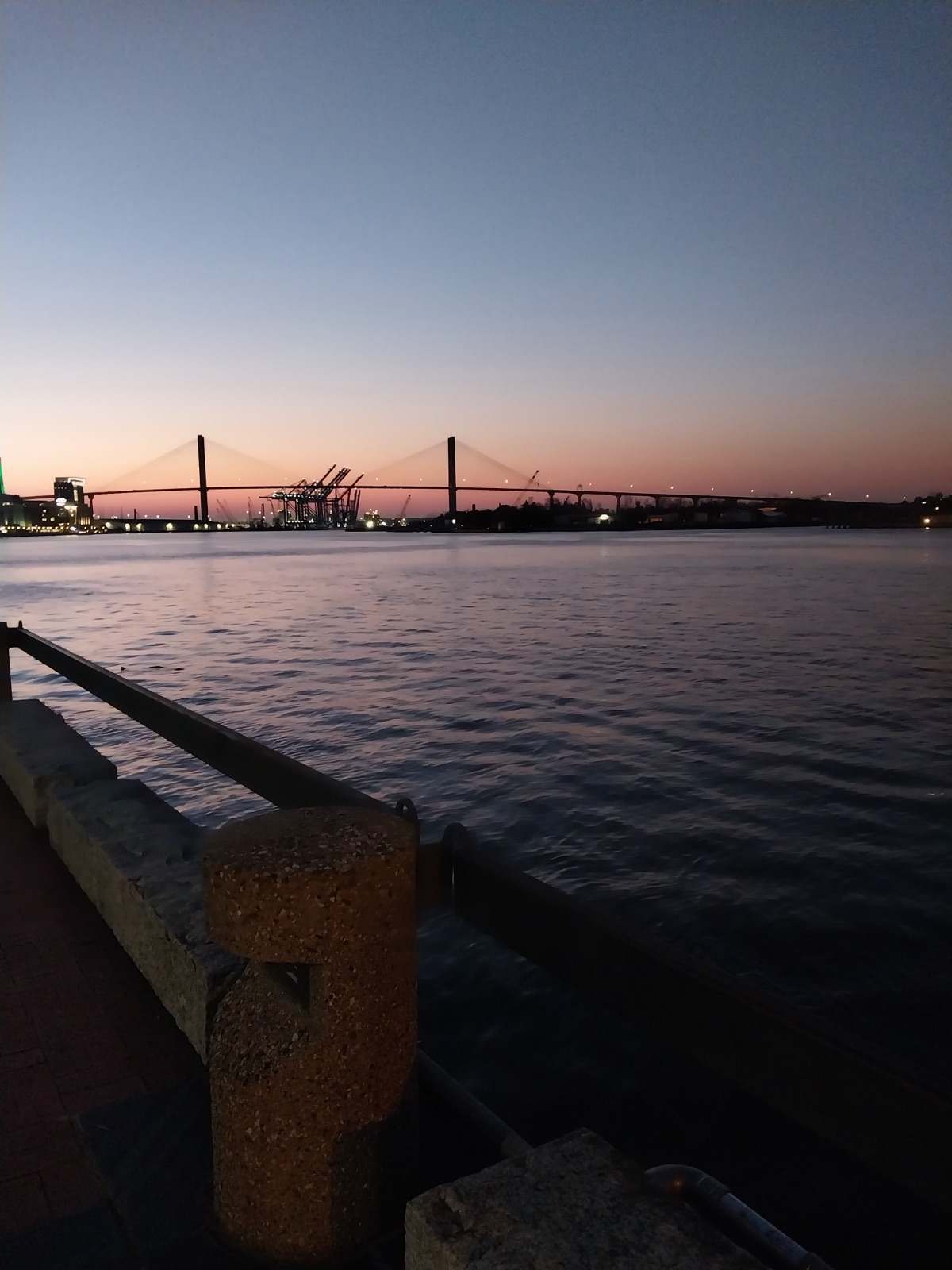 Foundation Repair In Port Wentworth, Ga 1 Sunset over the savannah river near savannah, ga