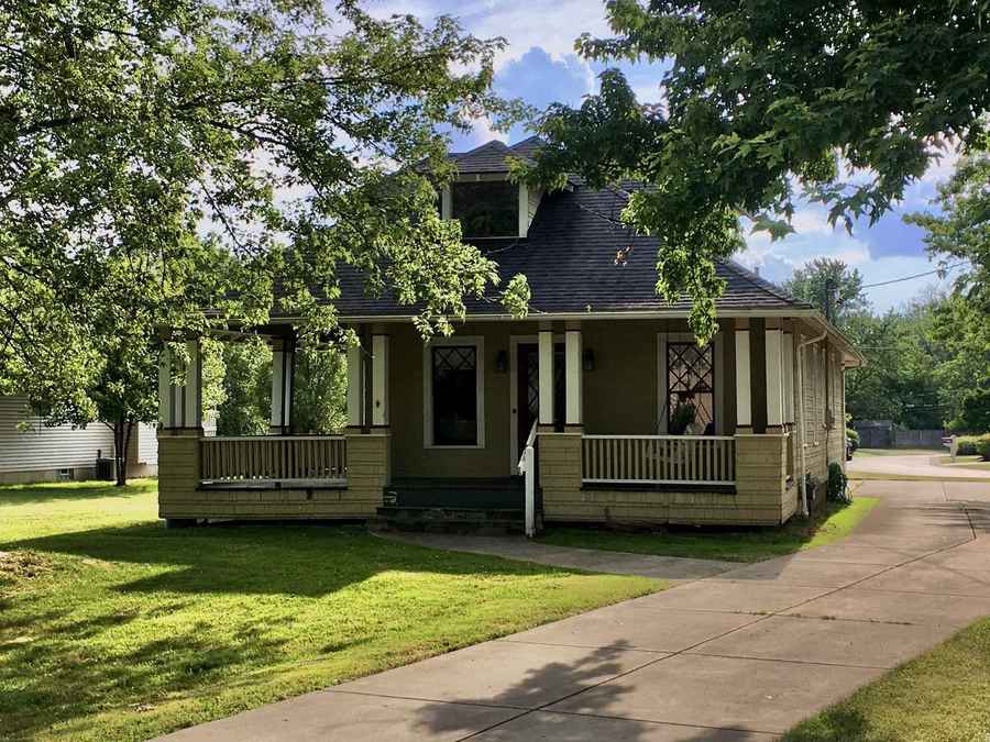 Suburban single-family home exterior